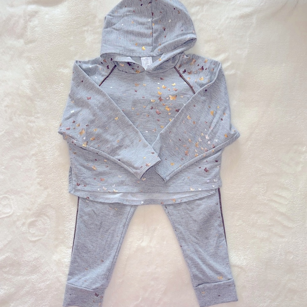 4T Butterfly 🦋 sweat set
